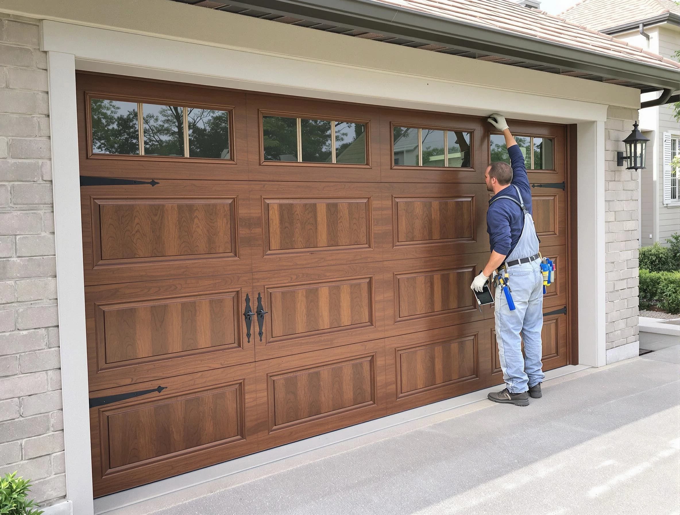 Custom garage door showcase by Magna Garage Door Repair in Magna