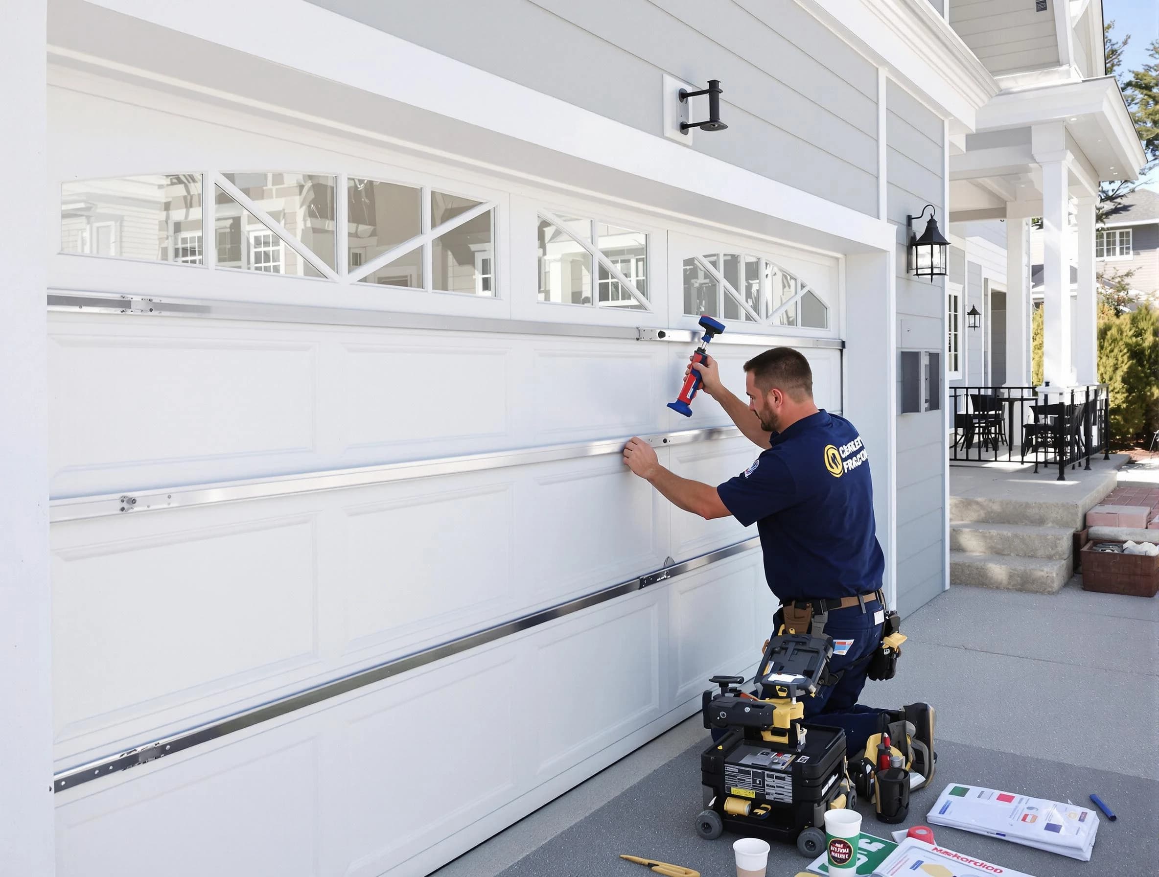 Professional garage door installation by Magna Garage Door Repair in Magna