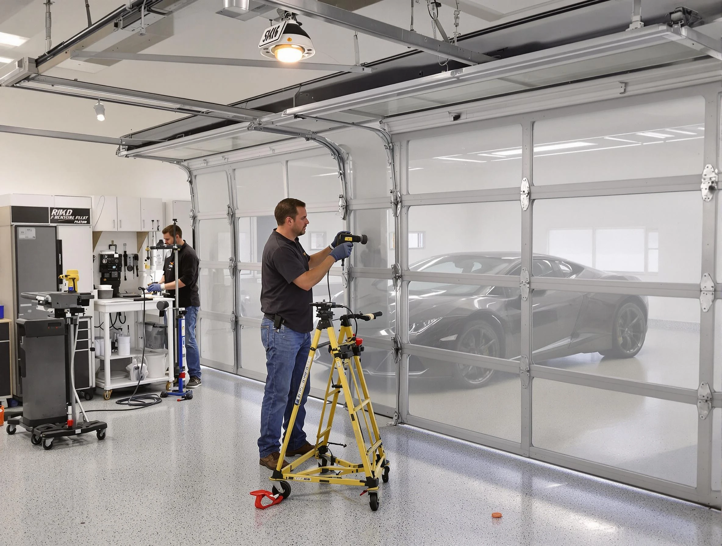 Garage Door Dents Repair in Magna