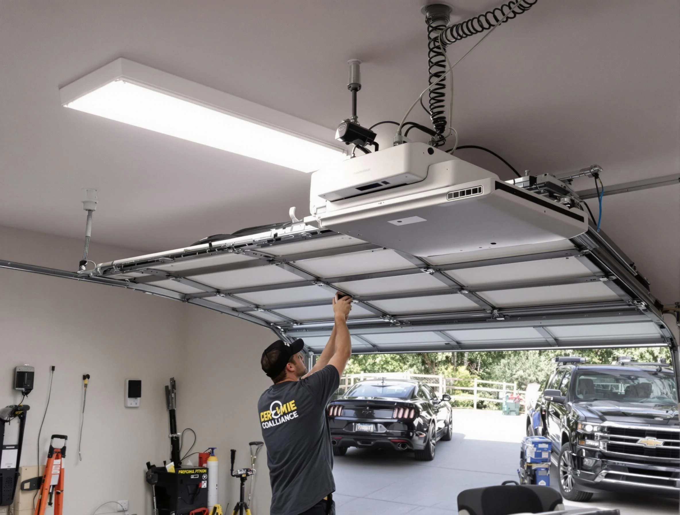 Garage Door Opener Installation in Magna