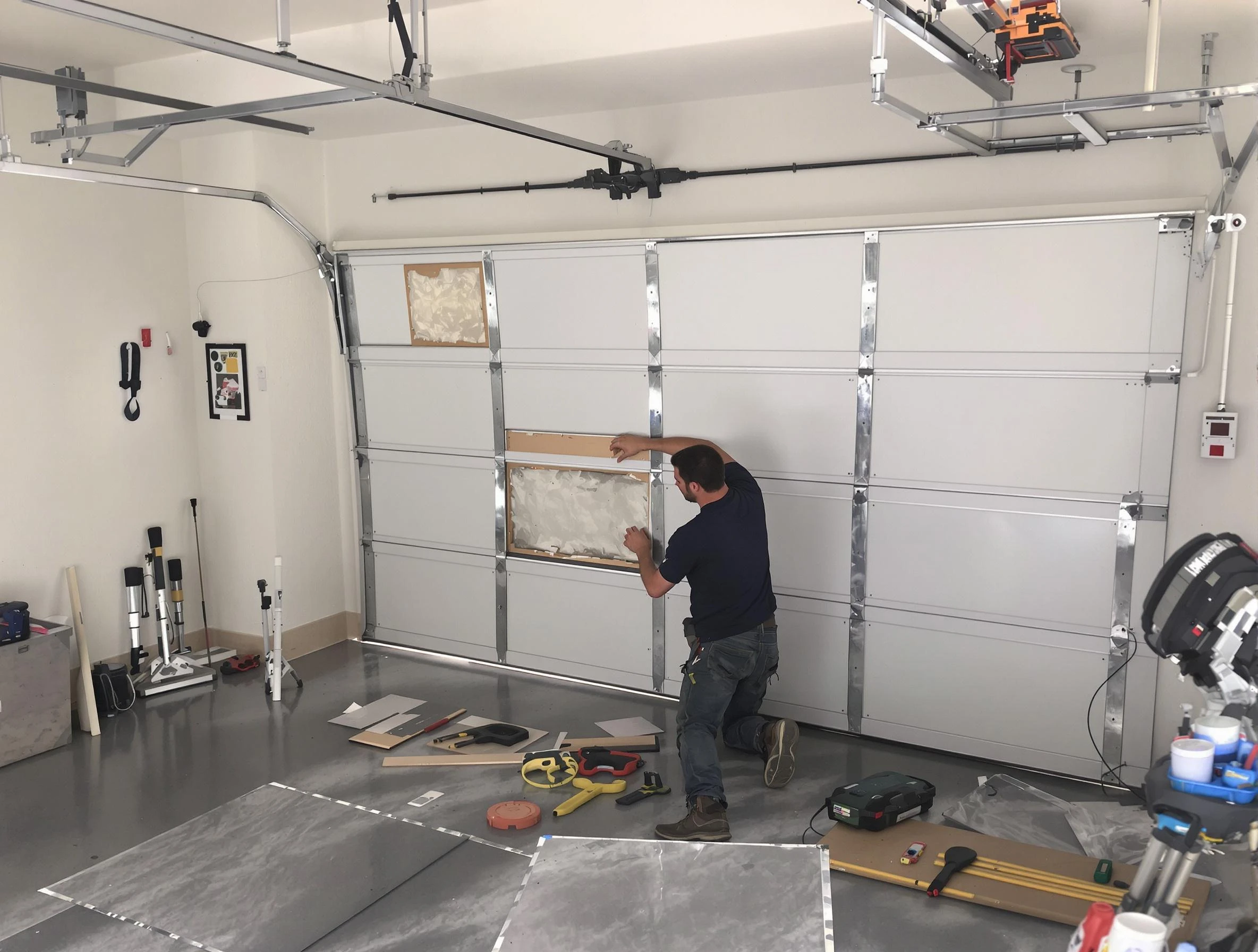 Garage Door Panel Repair in Magna