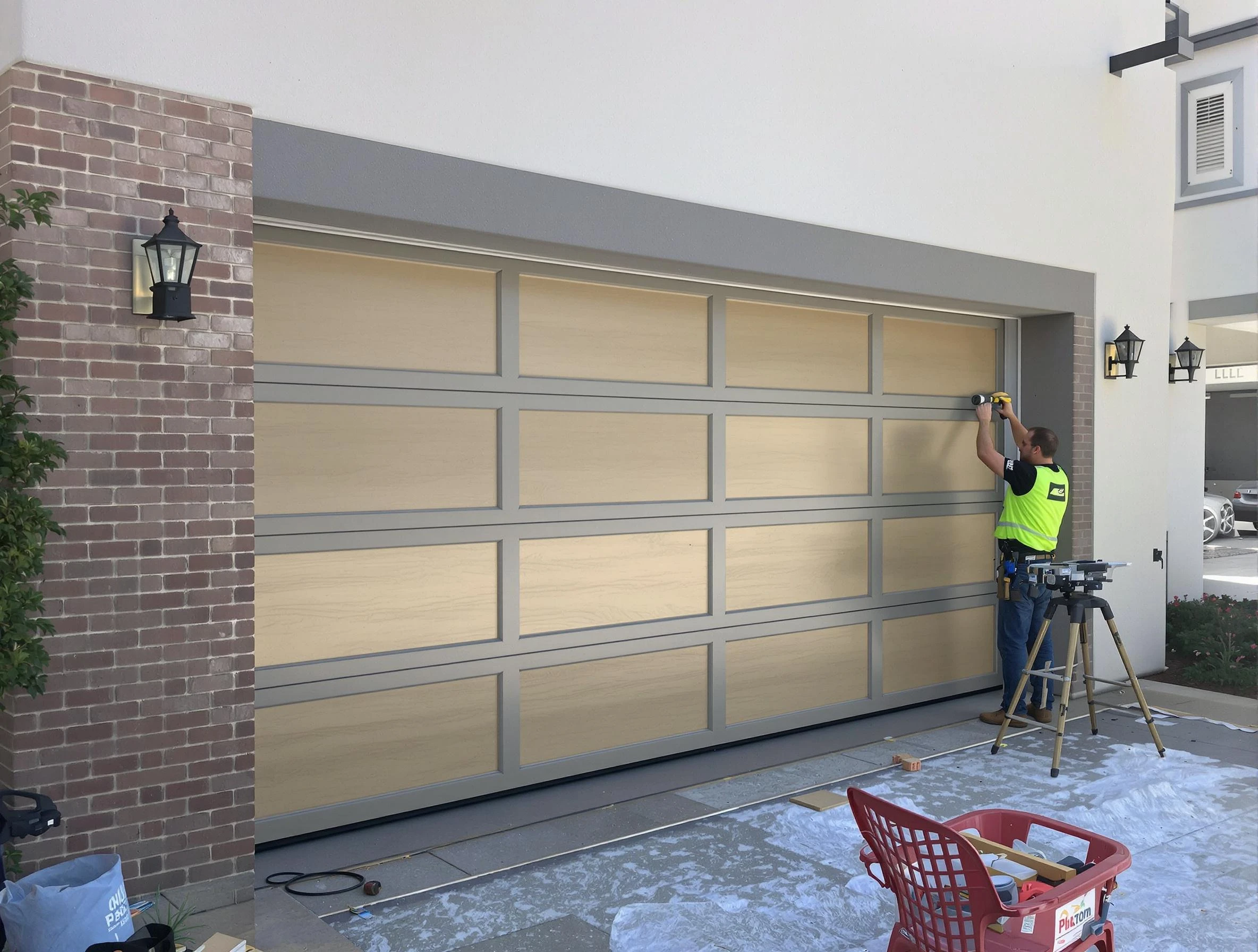 Garage door replacement service by Magna Garage Door Repair in Magna